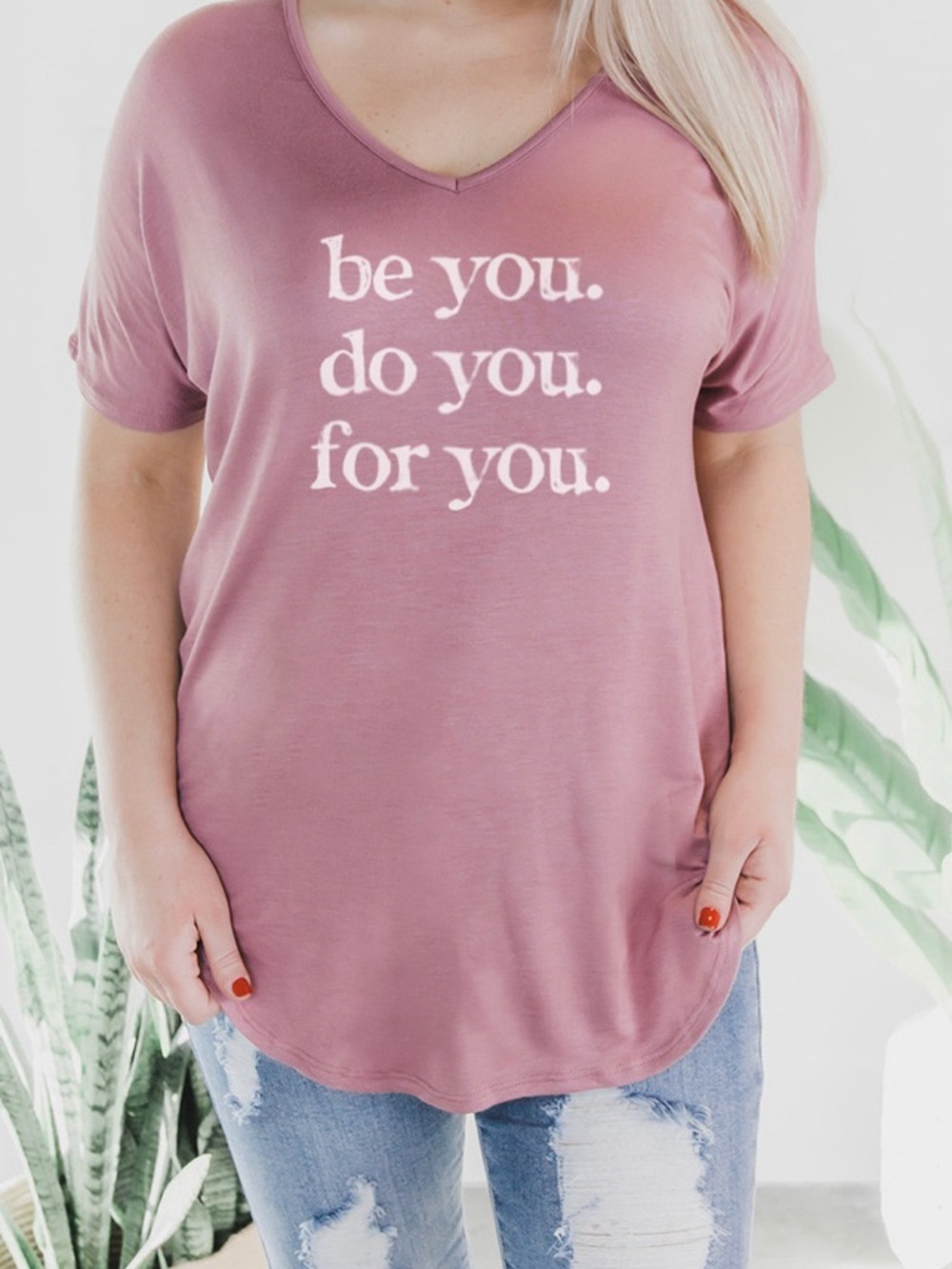 Be You Tee (NWT) 🍒Mauve Size XS *fits extremely oversized